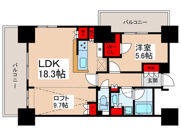 イ－ストコア曳舟一番館の物件間取画像